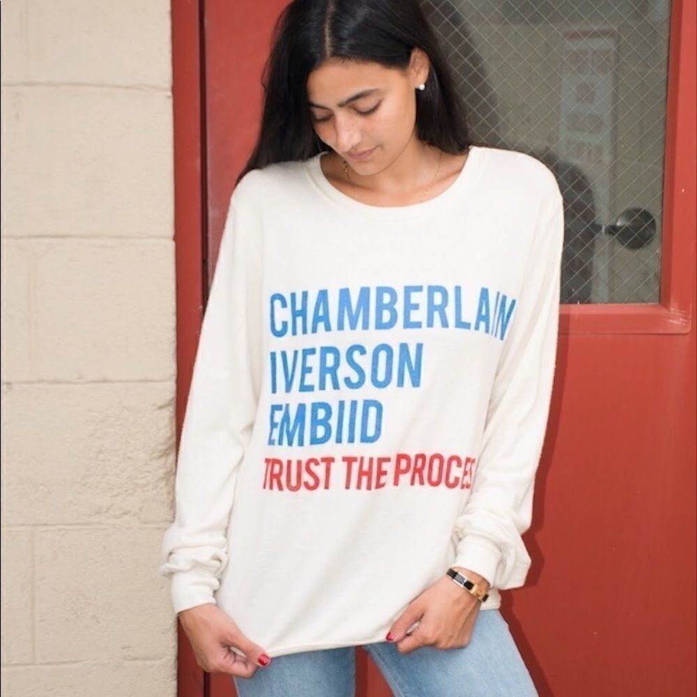 Philadelphia Phillies Sixers Sweatshirt | Joel Embiid | Trust the process